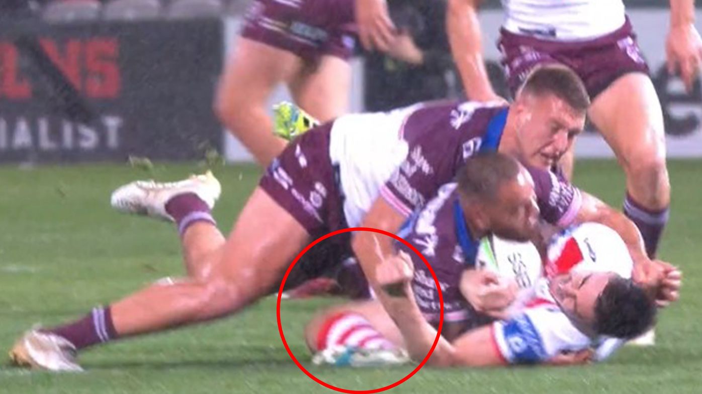 'Your leg's not meant to do that': Dragons speedster Cody Ramsey suffers horrible injury