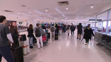 Sydney, Melbourne and Brisbane airports are experiencing widespread delays and cancellations, with some passengers being told they will not be able to fly until Tuesday.