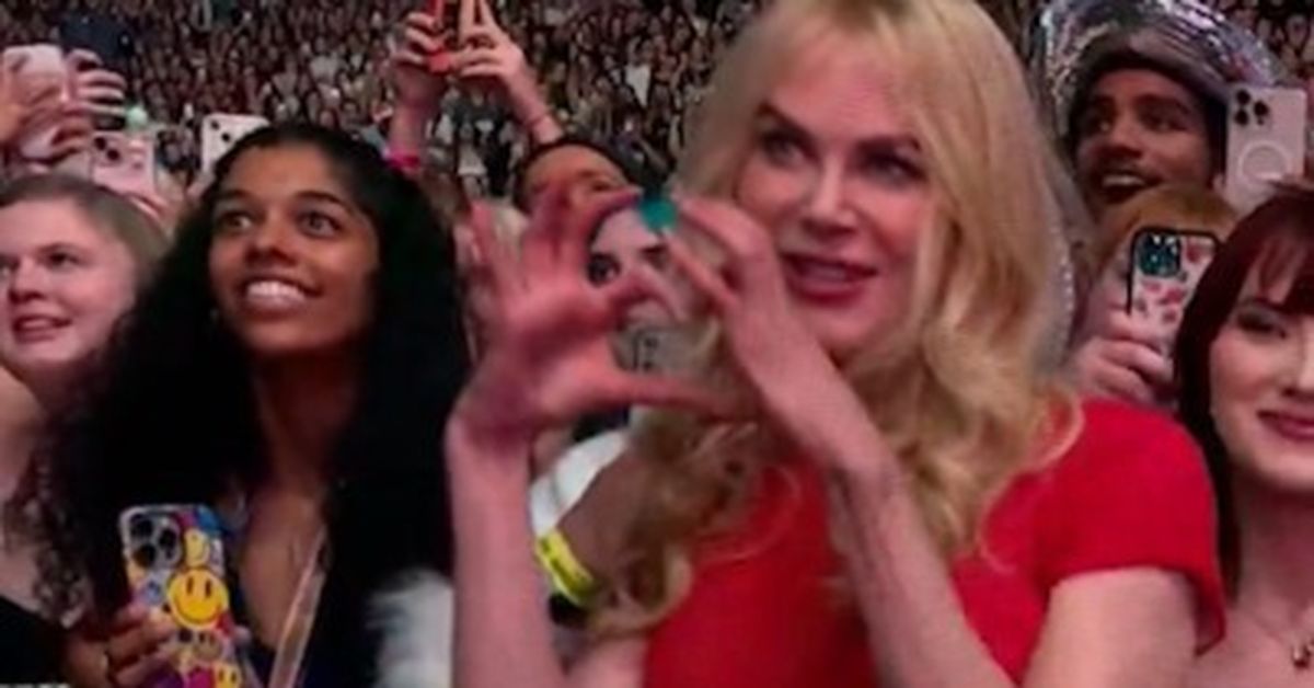 Nicole Kidman spotted on jumbotron at Sabrina Carpenter concert as she’s ‘arrested’ by pop star