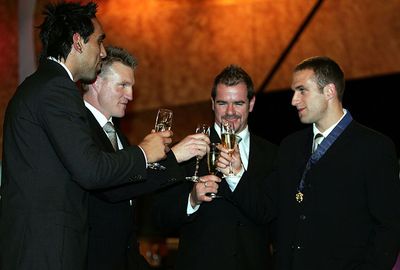 Judd was congratulated by the three winners from 2003.