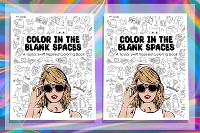 9PR: Color In The Blank Spaces: A Taylor Inspired Coloring Book