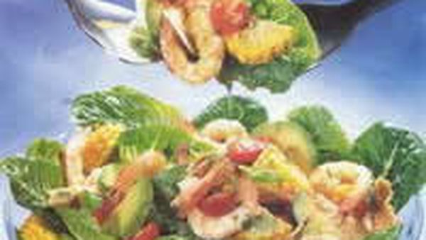 Prawn and Crunchy Tortilla Salad