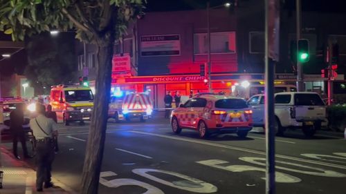 A man has died after a public place shooting in Sydney's inner city tonight.