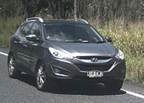 A grey Hyundai ix35 was seized earlier this week and declared a crime scene.