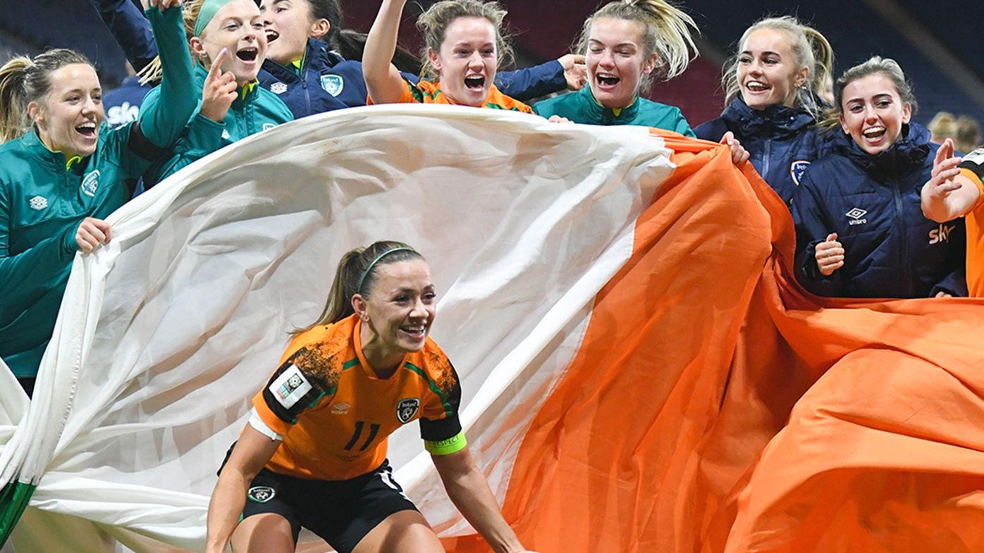 Irish soccer team apologises for pro-IRA chant after qualifying for World Cup