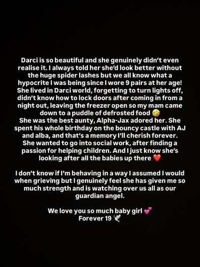 Holly Hagan, former Geordie Shore star announces the death of her sister Darci