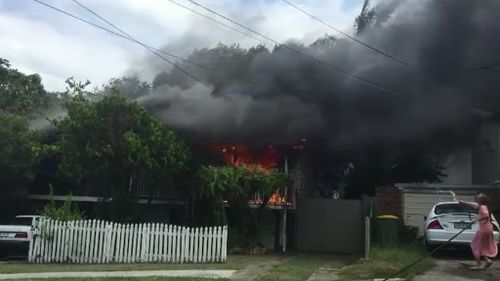 The Kingston home was destroyed by fire. (9NEWS)