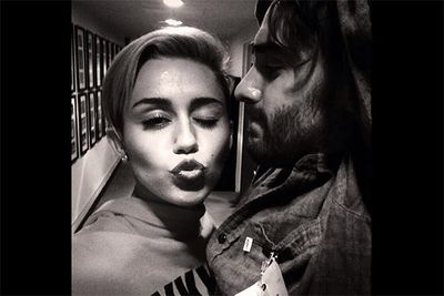 With all the tongue-wagging she's been working on-camera lately, we'd almost forgotten that Miley Cyrus was also our go-to girl for a good duckface pose. The 'Wrecking Ball' singer posted this pic to her Instagram account earlier in the month to celebrate her impending SNL hosting stint. <br/><br/><i>Image: Instagram @mileycyrus</i>