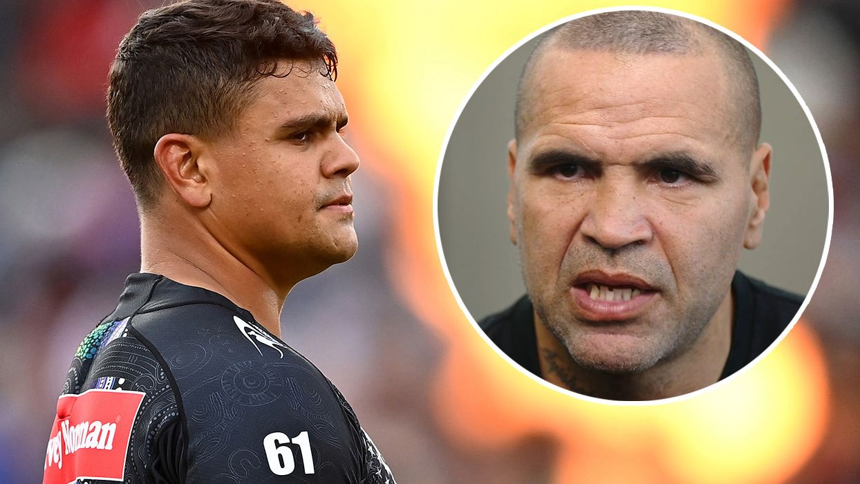 Latrell Mitchell and Anthony Mundine.