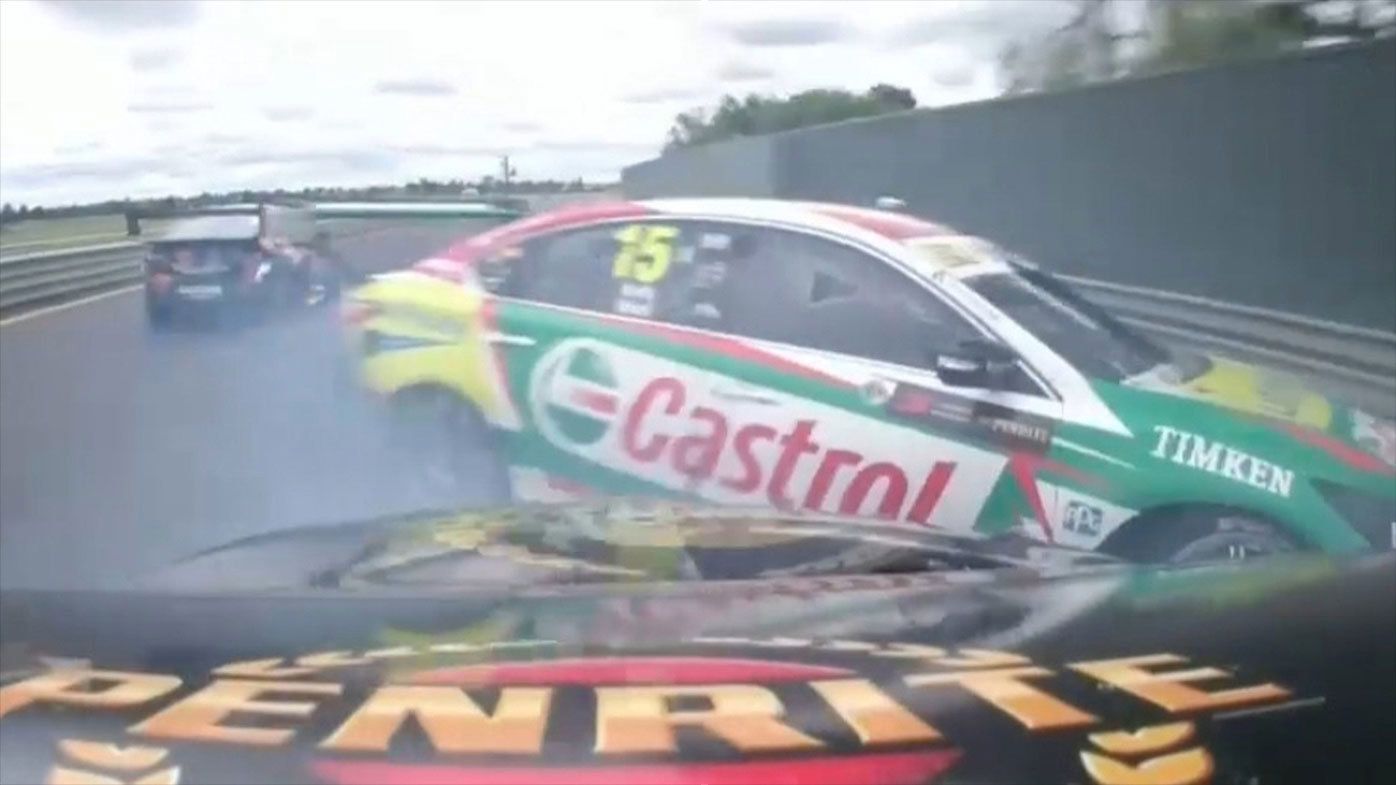 Luke Youlden and Dale Wood caught in messy Sandown 500 collision 