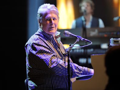 <<of The Beach Boys performs>> at Royal Albert Hall on September 27, 2012 in London, England.
