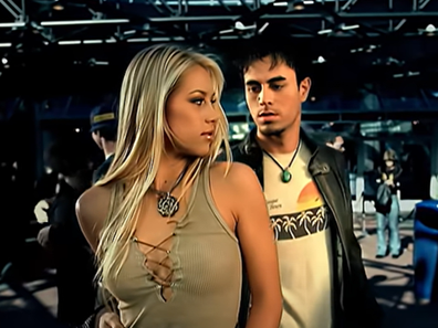 Enrique Iglesias and Anna Kournikova 