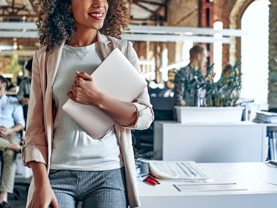 Young businesswoman in office