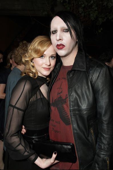 Evan Rachel Wood and Marilyn Manson at the Gala Screening of Sony Pictures "Across The Universe" during the 2007 Toronto International Film Festival held at the Roy Thompson Hall on September 10, 2007 in Toronto, Canada.