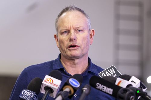 Basketball Australia chairman Ned Coten has lauded the professionalism of the national team during and after the incident. Picture: AAP.