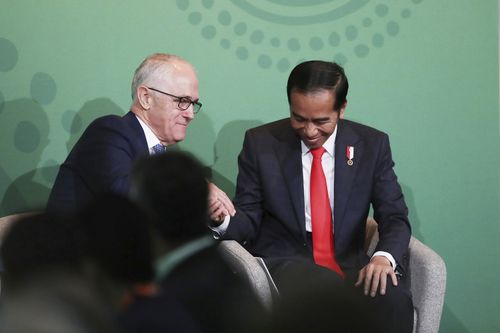 Mr Widodo and former prime minister Malcolm Turnbull formed a strong friendship during his term.