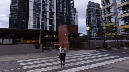 The Sydney suburb of Wolli Creek which is under curfew.