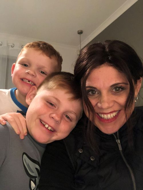 Sons Jye, 5 and Levi, 10, were Sam's first thought when she was given the news. "My first thoughts were that I'm not going to see my boys grow up."