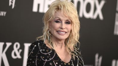 Dolly Parton arrives at the Rock & Roll Hall of Fame Induction Ceremony on Saturday, Nov. 5, 2022, at the Microsoft Theater in Los Angeles. (Photo by Richard Shotwell/Invision/AP)