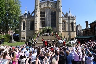 Royal wedding St George's Chapel, Windsor Castle. 