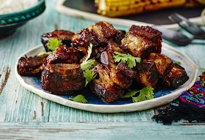 Recipe:&nbsp;<a href="http://kitchen.nine.com.au/2016/05/20/11/12/sticky-mexican-beef-ribs" target="_top">Sticky Mexican beef ribs<br />
</a>