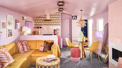 Barbie-themed caravan on Airbnb
