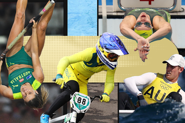 Australia&#x27;s top gold medal contenders. (Graphic by Polly Hanning)