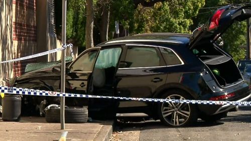 A child and man are in critical conditions after being hit by an Audi outside a Neutral Bay school.