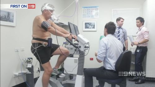 Mr Winwood has 30 percent lung function. (9NEWS)