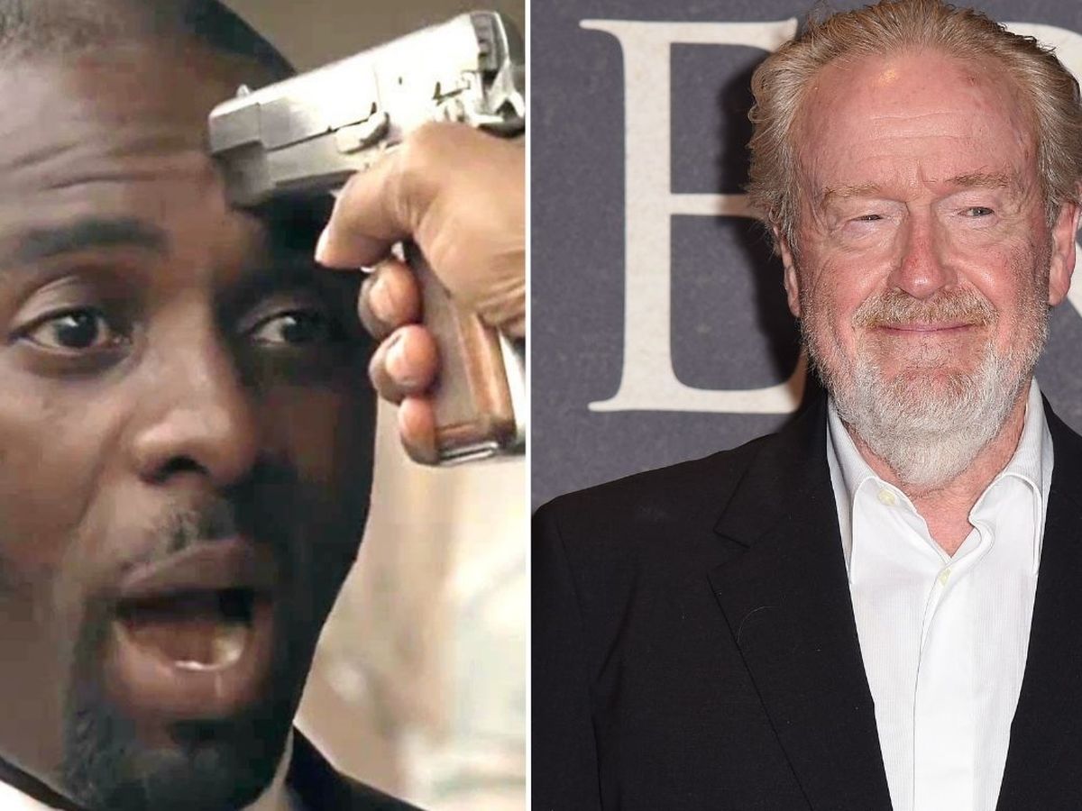 Ridley Scott says Idris Elba thought he'd been shot while filming