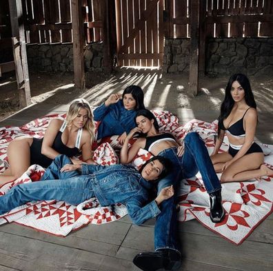 The Kardashian-Jenner Sisters Star in Calvin Klein Jeans Spring 2018 New  Campaign