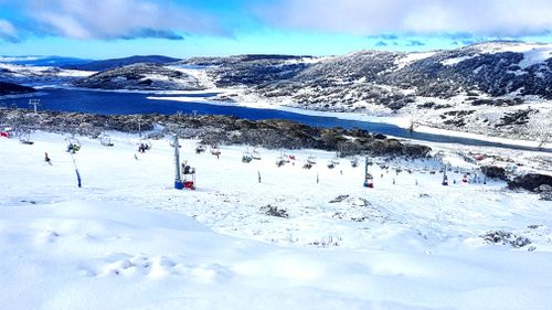 Australia's alps transformed by the first decent snowfall of winter