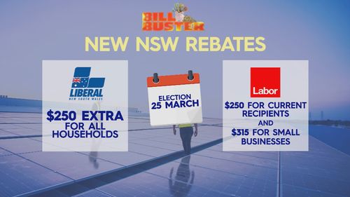 The NSW rebates available.