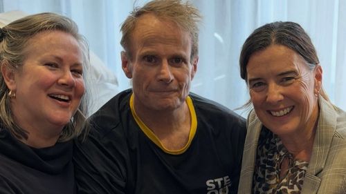 La moglie del professor Richard Scolyer, la dottoressa Katie Nicholl, ha condiviso questa foto insieme ad un aggiornamento mentre continua a combattere il cancro al cervello.