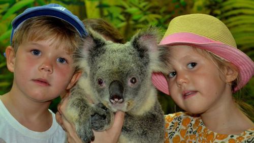 Royal twins pose with Tasmanian koala in nod to mum Princess Mary’s home state