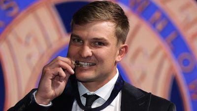 All smiles arsenic  Ollie Wines soaks up   Brownlow triumph