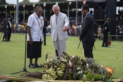 Prince Charles speaks pidgin English in the Solomon Islands