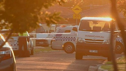 Dawn breaks on the horrific scene. (9NEWS)