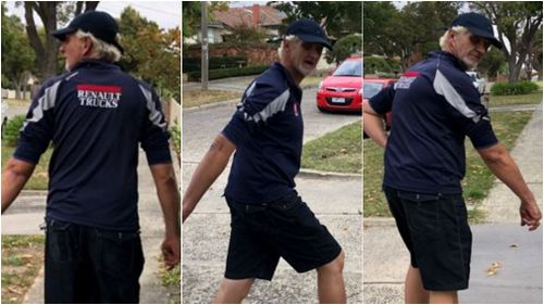 Police have said they want to speak to this man over the stalking incident. (Victoria Police)