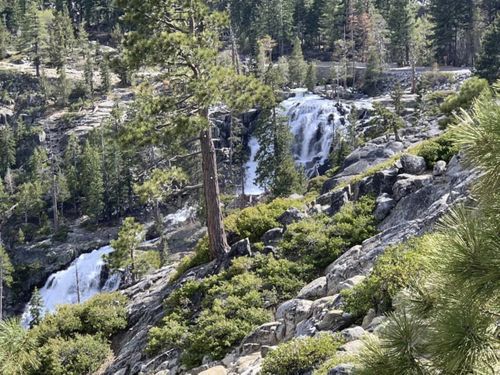 A woman died while taking photos at Eagle Falls in Northern California. Investigators believe she lost her footing and slipped. The district says in a statement that the tragedy "is a sad reminder to be cautious when taking selfies and other photos in dangerous areas." 