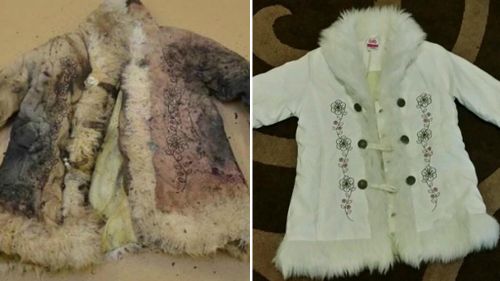 A jacket found with a young girl's remains has been identified. (Supplied)
