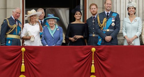 The Queen was joined by members of the royal family. Picture: AAP