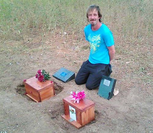 Mr Wallaston will be preparing the headstones for each animal buried in the cemetery. (Facebook/Coopers Pet Cemetery)