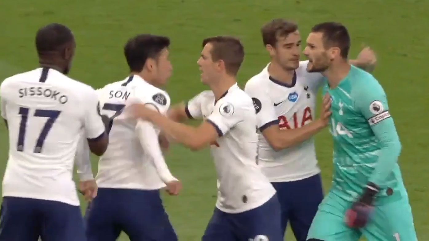 Mourinho's classic reaction to tense confrontation between Tottenham stars