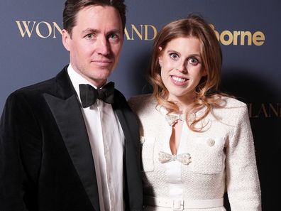 Princess Beatrice and Edoardo Mapelli Mozzi attend Borne's Wonderland event at the V&A in London, Thursday March 6, 2025.