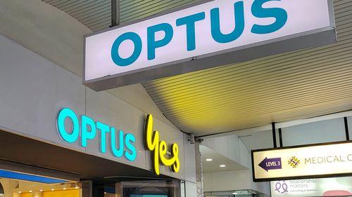 An Optus storefront in Australia.
