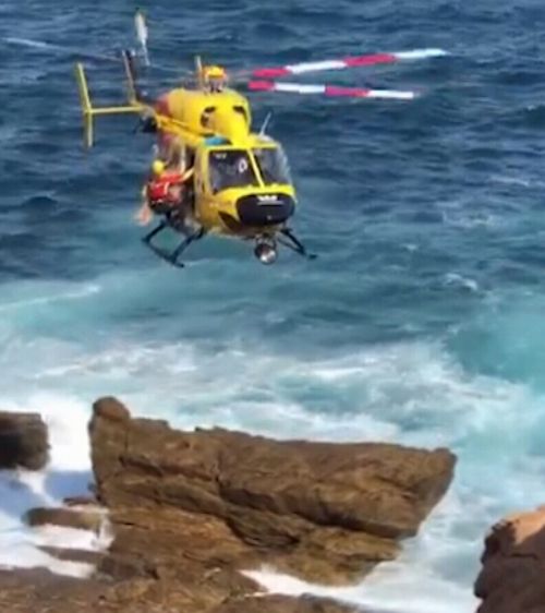 Bermagui NSW beach rescue stranded children