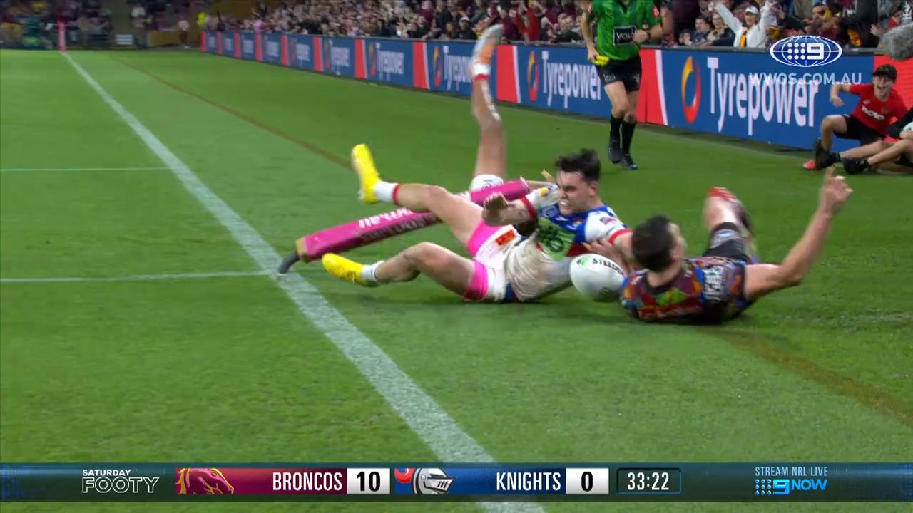 Selwyn Cobbo hat trick caps off solid Brisbane Broncos win over Newcastle Knights
