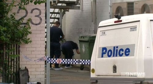 Police investigating the alleyway in Brisbane where the woman was attacked in 2011. Picture: 9NEWS