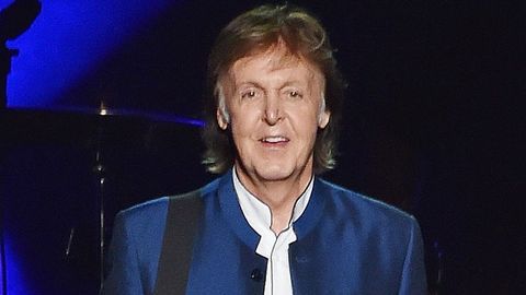 Paul McCartney performs.